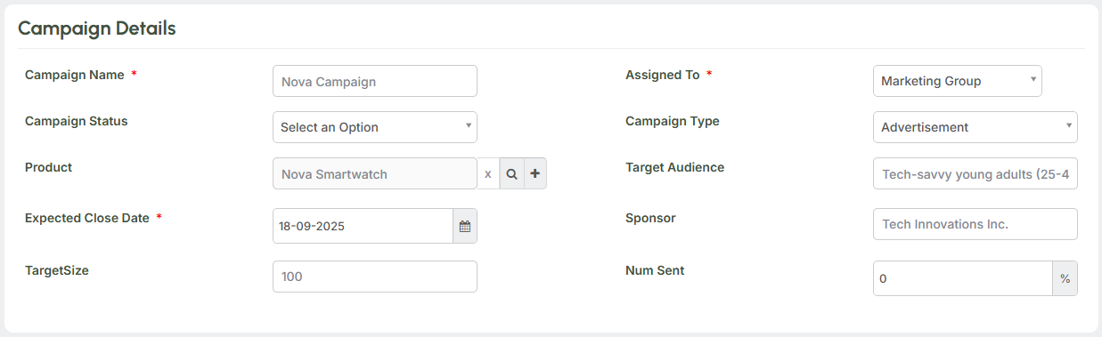 Campaign Name