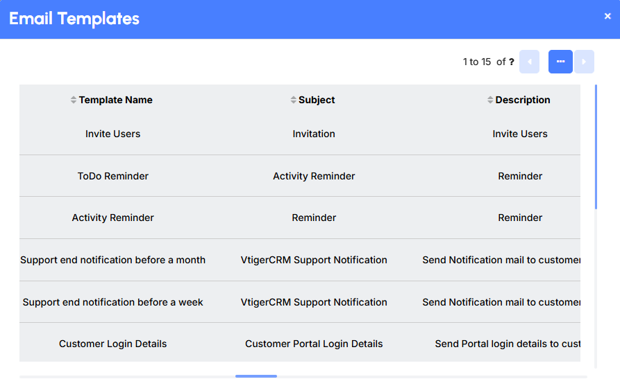 Email Template