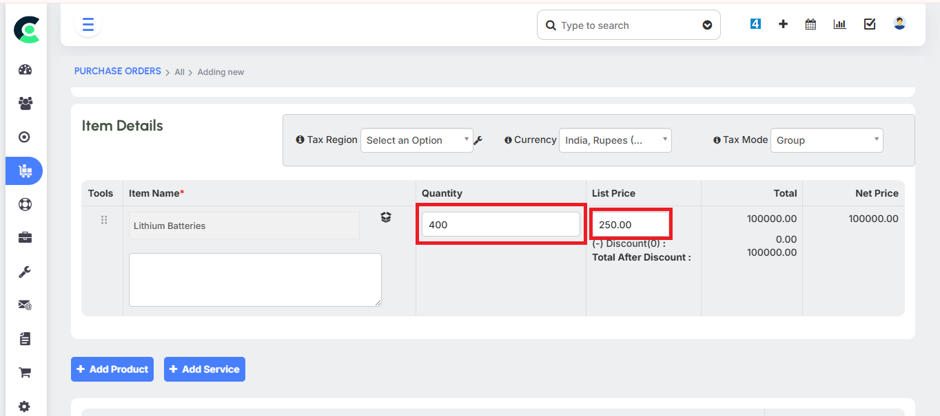 Purchase Orders 5