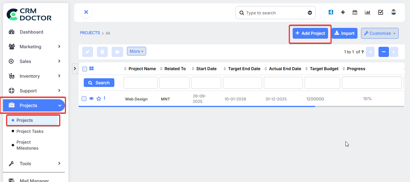 Project Templates 1