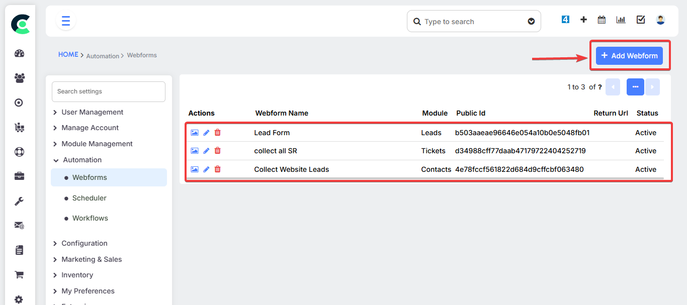 Web Forms