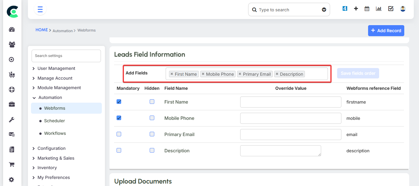 Web Forms